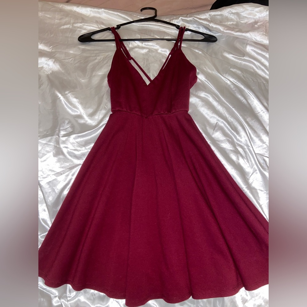 Wine red xs windsor dress